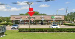 Retail center at 5702 Garth Road in Baytown, TX