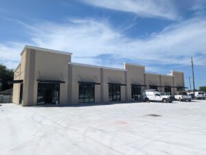 Newly built retail center at 2302 Nall Street in Port Neches, TX