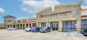 Retail center with Texas Children's Pediatrics anchor