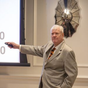 Ted Jones presenting